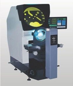 Horizontal Optical Comparator Featuring a 300mm Screen and High Precision for Milling Tool Inspection