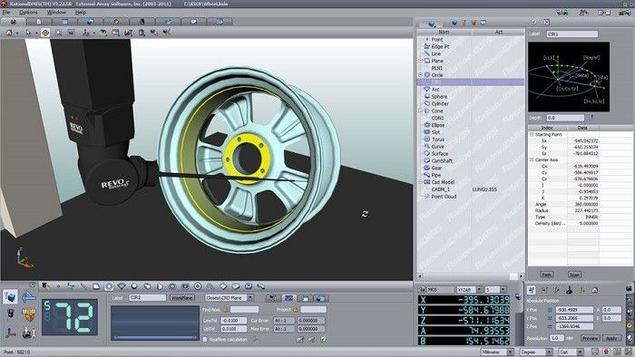 Rational DMIS 3D Video Measurement Software with Full Revo 5-Axis Support for Precision Metrology